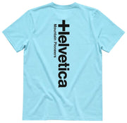 Helvetica Mountain Pioneers Faro 2 T-shirt - Hemelsblauw