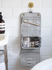 Stackers kleine hangende toilettas - kiezelgrijs