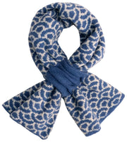 Poeder Agatha Cosy Sjaal - Denim Mix Blauw