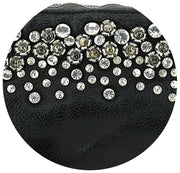 Campomaggi Bella Di Notte Portemonnee met Strass - Zwart
