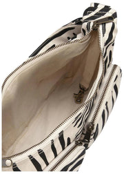 Hindbag Emile Multi Pocket Schoudertas - Tijger Ecru