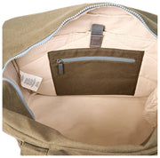Roka Sloane middelgrote draagtas van katoenen canvas - Ranger groen