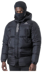 Helvetica Mountain Pioneers Capri 3 parkajack met capuchon - zwart