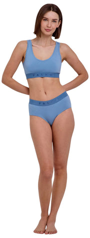 Falke Daily Comfort 2-pack bustier bralette - blauw/beige