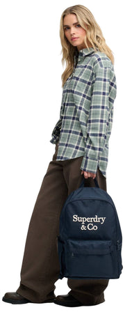 Superdry & Co Company Logo-rugzak - Eclipse Marine/Gebroken Wit