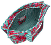 Elie Beaumont Serendipity fluwelen draagtas - Koraal Lily Roze