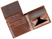 Dents Itchen Coin Bifold Portemonnee - Cognac Bruin