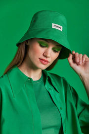 Achterzak Bob Bucket Hat - Groene Holi