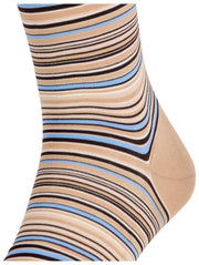 Falke Microblock Kniekousen - Sesambeige