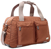 Roka Gatwick medium plunjezak van gerecycled canvas - kaneelbruin