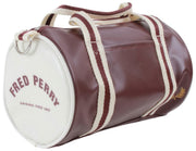 Fred Perry Classic Mini Barrel Bag - Ossenbloed/Ecru Crème