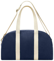 Achtertas Charlie Bowlingtas - Fluweel Marineblauw