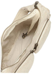 Hindbag Emile Multi Pocket Schoudertas - Jute Beige