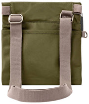 Roka Stratford kleine crossbodytas van gerecycled nylon - bieslookgroen