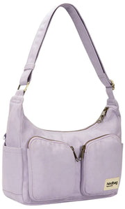 Achtertas Emile Multi Pocket Schoudertas - Lila