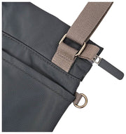 Roka Stratford kleine crossbodytas van gerecycleerd nylon - Beluga grijs
