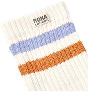 Roka Windsor Stripe Crew Sokken - Distel/Verbrand Oranje