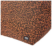 Roka Marylebone grote katoenen canvas oversized draagtas - Mini Luipaardbruin