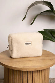 Hindbag Leon Teddy Toilettas - Arctic White