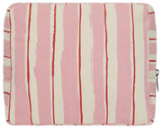 Hindbag Alix Extra Grote Toilettas - Roze/Rode Strepen