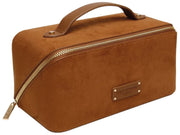 Alice Wheeler London Kensington Suede Treinkoffer - Fudge Tan