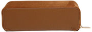 Alice Wheeler London Kensington kleine suède treinkoffer - Fudge Tan