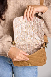 Hindbag Margault Gewatteerde Schoudertas - Kaneelbruin