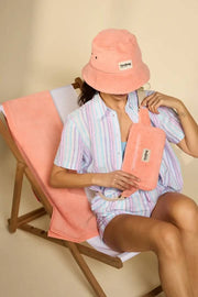 Hindbag Bob Terry Bucket Hat - Koraalroze