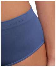 Falke Daily Naadloze Mid Taille Slip - Kapitein Blauw