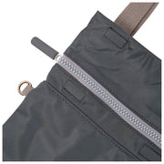 Roka Stratford kleine crossbodytas van gerecycleerd nylon - Beluga grijs