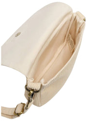 Hindbag Margault Schoudertas - Fluweel Beige