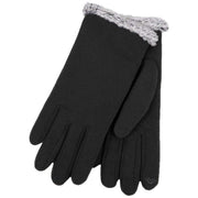 isotoner-thermal-smartouch™-tipped-fur-cuff-gloves---black-34518533