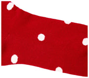 Roka Wimbledon Crew Sokken - Scarlet Red Dot