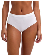 Falke Daily Naadloze Mid Taille Slip - Wit