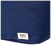 Roka Oxford Medium Taslon Schoudertas - Diep Kobaltblauw