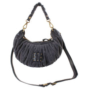 Campomaggi Luna Small Shoulder Bag - Grey/Black