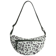 Hunter Originele Sneeuwluipaard Sling Bag - Wit/Zwart