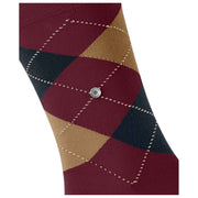 Burlington King Sokken - Rood/Bruin/Blauw