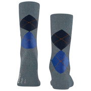 Burlington Dundee Sokken - Grijs/Blauw