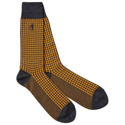 London Sock Company Brummels Picks 3-paar sokkendozenset - geel/rood/bruin