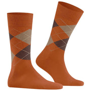 Burlington Edinburgh Sokken - Oranje/Bruin