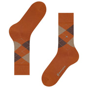 Burlington Edinburgh Sokken - Oranje/Bruin