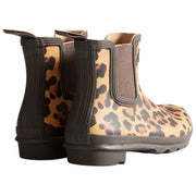 Hunter Originele Luipaard Chelsea Laarzen - Beige/Chocoladebruin