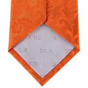 David Van Hagen Paisley Tie - Orange