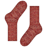 Falke Brooklyn Boot Sokken - Rioja Rood