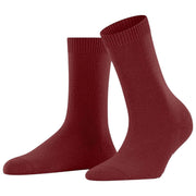 Falke Cosy Wollen Sokken - Henna Rood