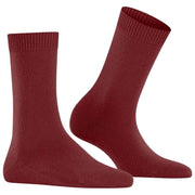 Falke Cosy Wollen Sokken - Henna Rood