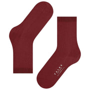 Falke Cosy Wollen Sokken - Henna Rood