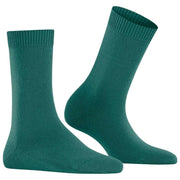 Falke Cosy Wollen Sokken - Mosgroen