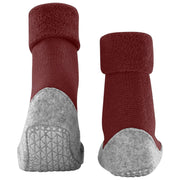 Falke Cosyshoe Slipper Sokken - Henna Rood